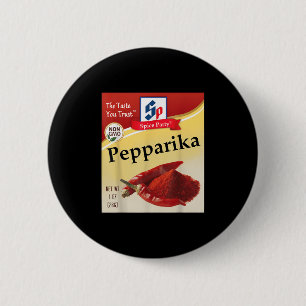 Paprika Condiment Costume Holiday Spice Group Cost 6 Cm Round Badge