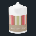 Paprika Stripes Pattern<br><div class="desc">Warm and cosy, this stripe pattern is accented with paprika, cinnamon, persimmon, apple, and light mint. We have left all of the images used in this design customisable - You can play with them to your hearts content- Click the orange 'CustomizeThis' button and highlight the image you want to remove,...</div>