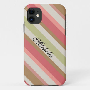 Paprika Stripes Pattern Case-Mate iPhone Case