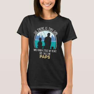 Paps Granddaughter Fishing Together Friends Foreve T-Shirt