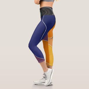 papu expression leggingsit  capri leggings