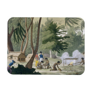 Papu tribe on the Isle of Rawak, plate 20 from 'Le Magnet