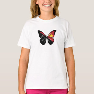Papua New Guinea Butterfly Flag T-Shirt