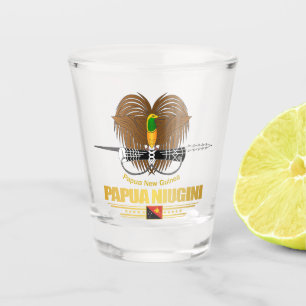 Papua New Guinea COA Shot Glass