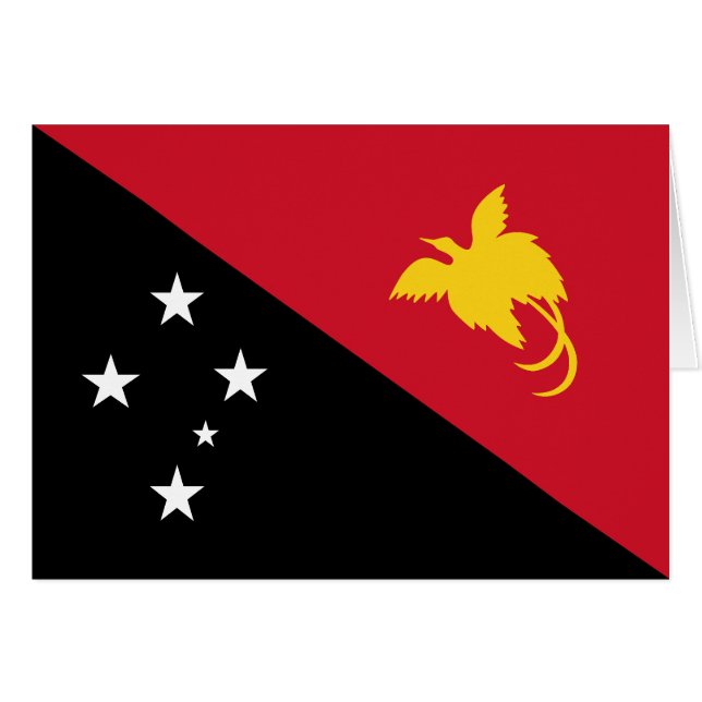 Papua New Guinea Flag (Front Horizontal)
