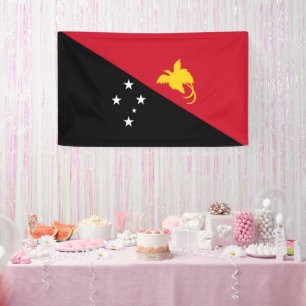 Papua New Guinea flag Banner