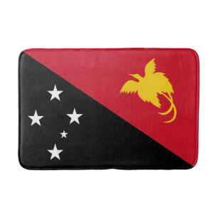 Papua New Guinea Flag Bath Mat