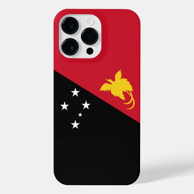 Papua New Guinea flag iPhone Case (Back)