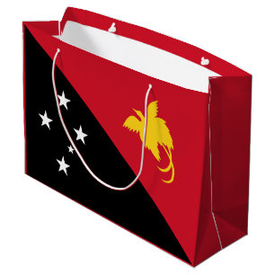 Papua New Guinea Flag Large Gift Bag