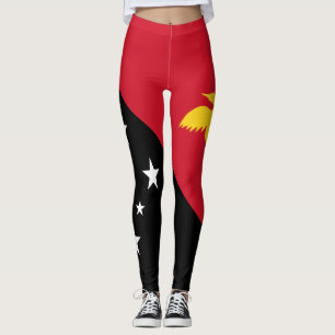 Papua New Guinea Flag Leggings