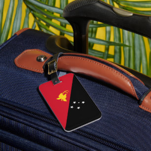 Papua New Guinea flag Luggage Tag