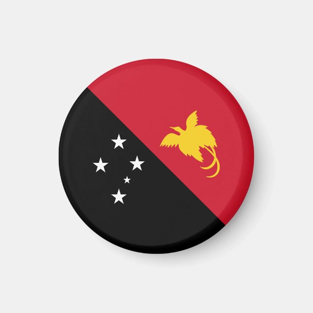 Papua New Guinea flag Magnet (Front)
