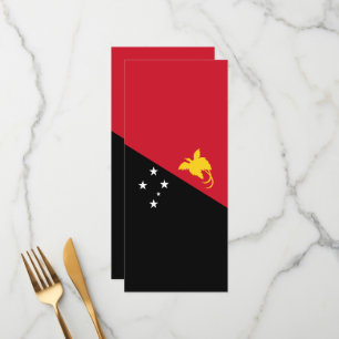 Papua New Guinea flag Menu