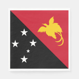 Papua New Guinea Flag Napkin