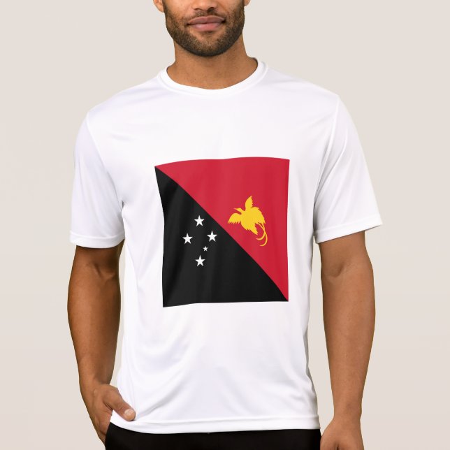 Papua New Guinea flag T-Shirt (Front)