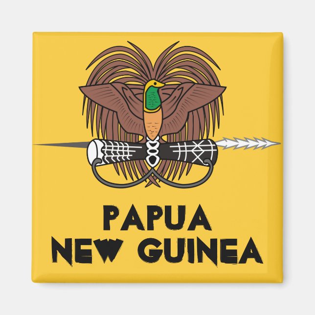 Papua New Guinea* Refrigerator Magnet (Front)