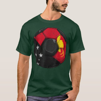 Papua New Guinea Soccer Papua New Guinea Flag Boys T-Shirt