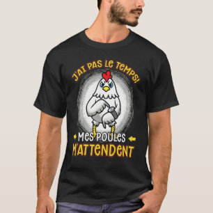 Papys Chicken Humour Mamans Hens T-Shirt
