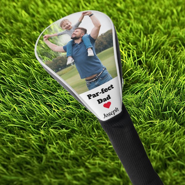 Par-fect Dad Custom Photo Father's Day  Golf Head Cover (Creator Uploaded)