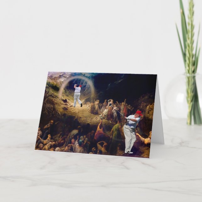 Par for the Course New Year's Greeting Card (Front)