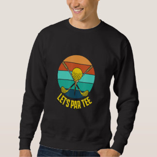 Par  Golf Master Golf Ball Golf Club Sweatshirt