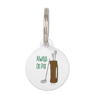 Par Golf Pet Tag