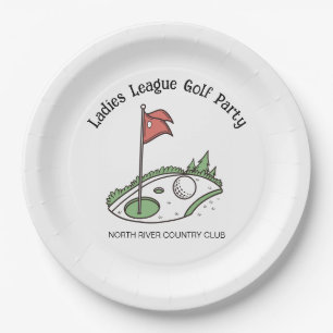 Par-Tee Perfection - Ladies Golf League Paper Plate