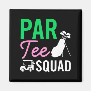 Par Tee Squad Funny Birthday Party Golf Player Fam Magnet