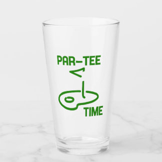 Par Tee Time Glass