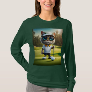 "Par-tee Time: The Cool Cat’s Golf Swing!" T-Shirt