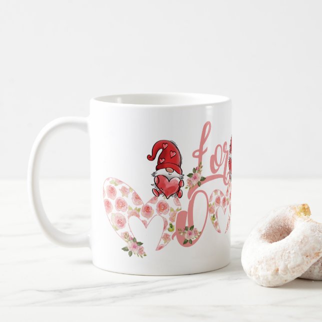  para Mamá con Corazones Coffee Mug (With Donut)