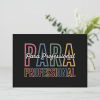 Para Paraprofessional Paraeducator First Day Back