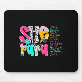 Para Teacher Happy First Day Of School Back To Mouse Pad