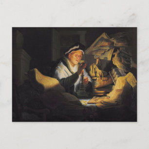 Parable of the Rich Fool by Rembrandt Postcard