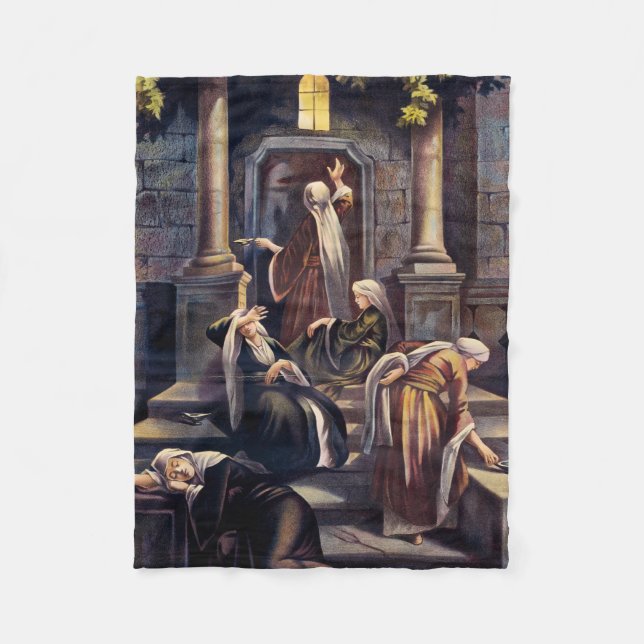 Parable of the Ten Virgins Fleece Blanket (Front)