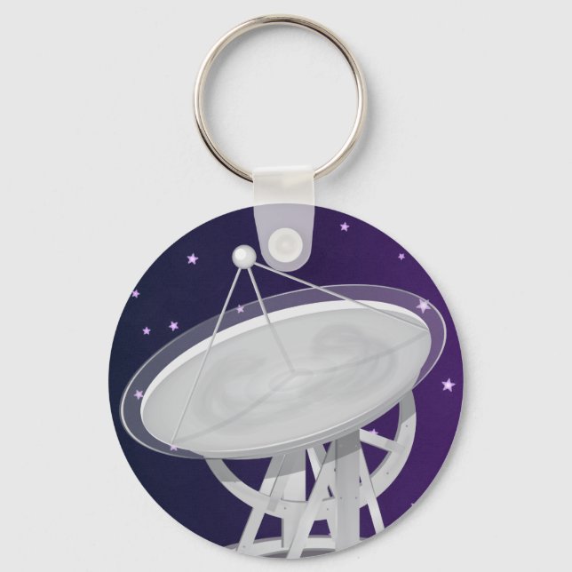 Parabolic Antenna Key Ring (Front)