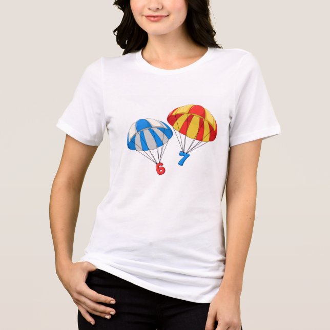 Parachute 6 7 Tri-Blend shirt (Front)