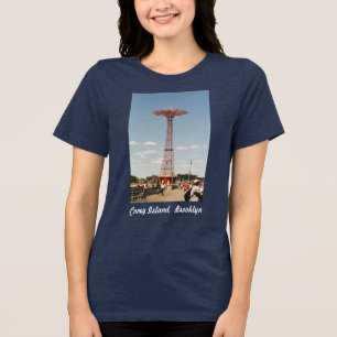 Parachute Jump Ladies' T-shirt Tri-Blend Shirt