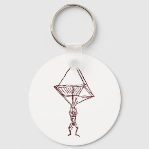 parachute key ring