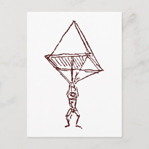 parachute postcard