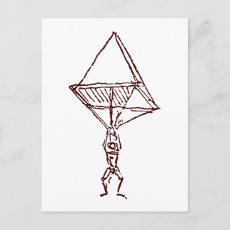parachute postcard