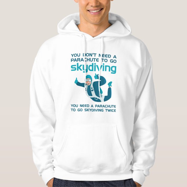 Parachute Skydiving Hoodie (Front)