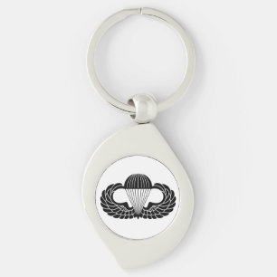 Parachutist badge key ring