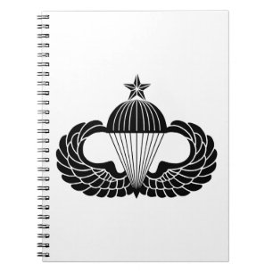 Parachutist badge, Senior Notebook
