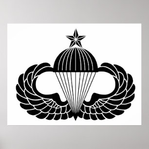 Parachutist badge, Senior Poster