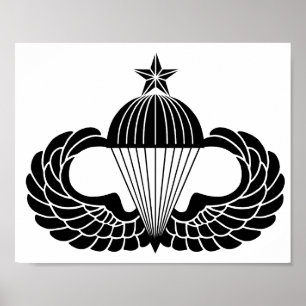 Parachutist badge, Senior Poster