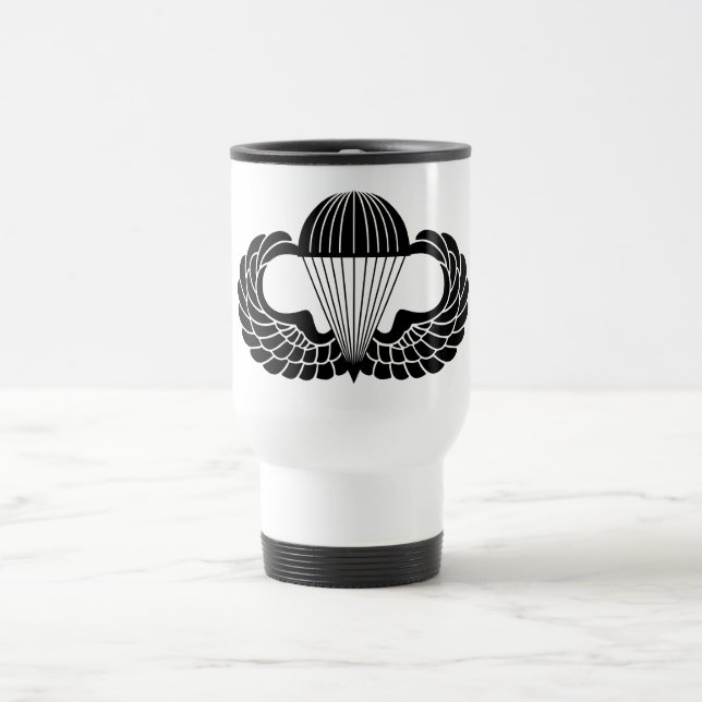 Parachutist badge travel mug (Center)