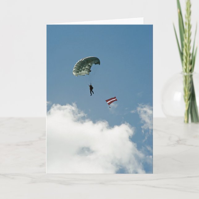 Parachutist Card (Front)