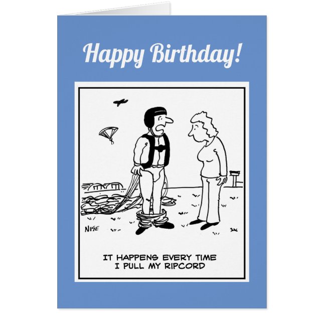 Parachutist's Trousers Fall Down. (Front)