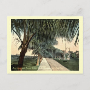 Parade Ground, Barracks, Key West FL Vintage Postcard